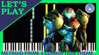 Title Theme from Metroid Prime 3: Corruption [Piano Tutorial]