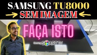 Samsung UN50TU8000 with no image - SOLVED