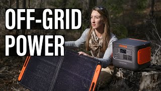 OFF-GRID POWER SOLUTION | Jackery Explorer 1000 Pro and 100W Solar Saga Solar Panel