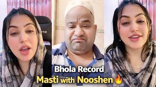 Bhola Record Masti with Nooshen 🔥🔥 full live match on TikTok 