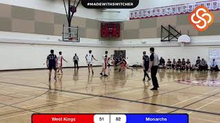 Sr Boys Basketball - Monarchs at West Kings
