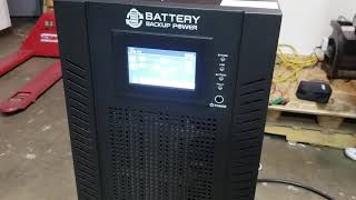 Battery Backup Power, Inc. 3 Phase (208 VAC) Plug And Play Or Hardwire UPS