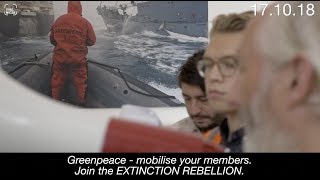 Extinction Rebellion occupy Greenpeace HQ
