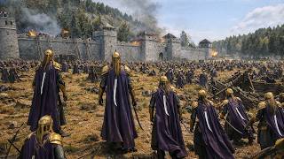 400 Ñoldor Elves vs 800 Gondorians – EPIC Fortress Siege | LOTR Bannerlord Mod