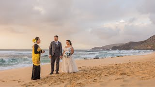 Sunrise Beach Elopement in Hawaii