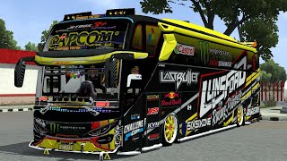 SHARE❗❗ SHD RACING FREE  GEPREK //V4.2  YELLOW//ASLI SANGAR LOR 😂😂NOPW #kodenamebussid #liverybussid