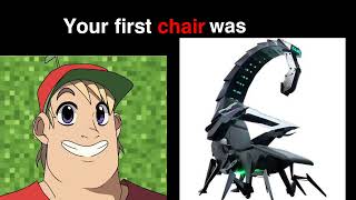 Mr Incredible becoming old (Your first chair was)