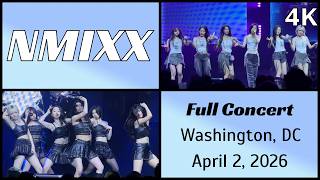 260402 엔믹스 NMIXX - Full concert (28 songs) live @ MGM National Harbor, Washington, DC 4K Fancam