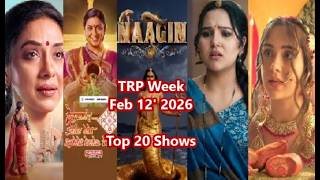 TRP Ratings 12 February 2026 : Anupamaa Tops; Vasudha, Mannat, Sehar Hone Ko Hai Makes it to List