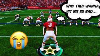 THE INNER THOUGHTS OF A RB…🤣‼️ (COLLEGE FOOTBALL 25 GAMEPLAY)