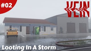 Looting The Service Buildings For Tools & Weapons - VEIN - #02 - Gameplay