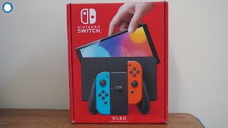 Nintendo Switch OLED Unboxing Red and Blue - Keeping It OLED!