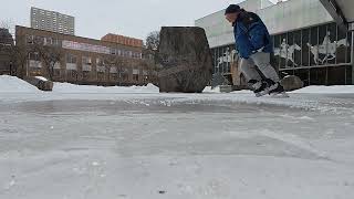ICE HOCKEY PATENT BY JAMES DAVID MA FAMILY. FIRST TO NATURE PRACTICE SKATE DJI 20260305154025 0003 D