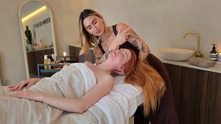 The Most Relaxing Back Facial & Head Massage Ever