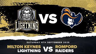 MK Lightning vs. Romford Raiders 6th September 2025 Highlights