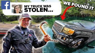 She Lost Her GMC Truck to Thieves… We Pulled It Out of a Swamp! (Tow Recovery)