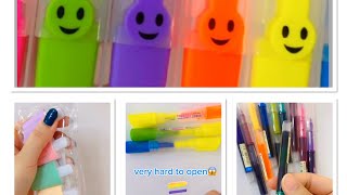 My Cute Stationery Collection ASMR #youtubevideo 🩷