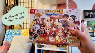 Story of Seasons Grand Bazaar Premium Collection Unboxing + Mini art book flip-through ☆
