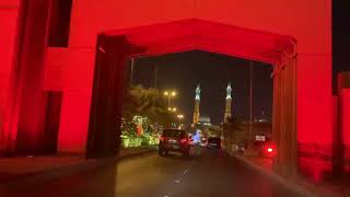 Vlogmas #2- Driving around Isa Town with amazing lights along the road #trending #christmas