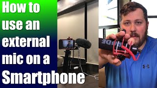 Using and external Microphone on your SMARTPHONE // RV Media Creators
