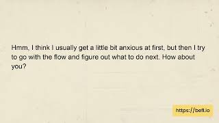 Natural English conversation | How do you react to surprises or unexpected events?