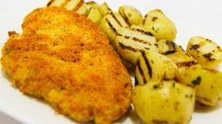 Parmesan Oregano Crumbed Chicken - Video Recipe