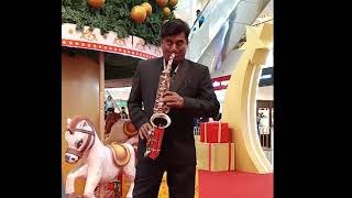 Clint E.Caston playing Alto saxafhone