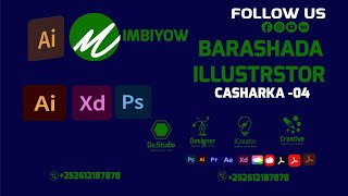 CASHARKA 4 ILLUSTRATOR LOGO DESIGN  TUTORIAL AF -SOMALIA