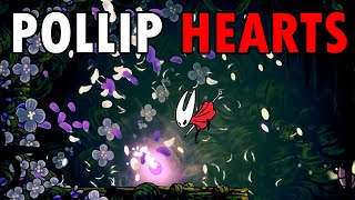 Hollow Knight Silksong - How to get Pollip Pouch (Pollip Heart Locations)