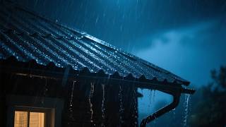 🔴LIVE Rain Sounds No Ads for Sleep - Rain and Thunder Sounds ASMR for Sleep, Relaxation