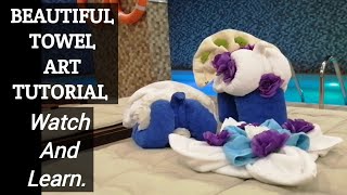 How To Make Beautiful Peacock Towel?