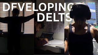 Shoulder day and Study Vlog