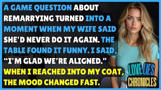 She Said She’d Never Marry Again While Everyone Laughed, yet My Reaction Changed the Mood Fast