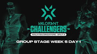 2023 VCT Challengers MY/SG Split 2 Group Stage Week 5 Day 1