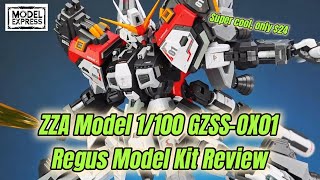 Super cool, only $24！ZZA Model 1/100 GZSS-OX01 Regus Model Kit Review #gundam #gunpla #regus