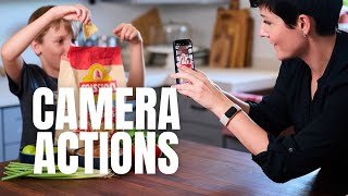 How to Add Camera Actions to Your Food Videos