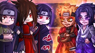 Uchiha Clan React To Naruto + Sasuke // Gacha React