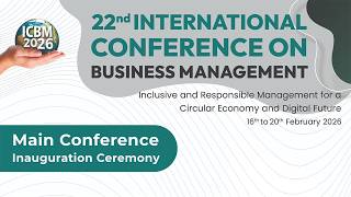 🔴 LIVE: ICBM 2026 Main Conference