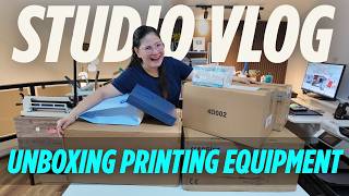 Unboxing Printing Equipment