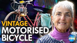 Vintage DIY Motorised Bicycle - Lightning Ridge Historical Society