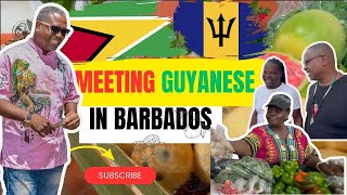 MEETING WITH GUYANESE IN BARBADOS