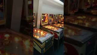 Pinball Room during the "Pinball Madness" 2017 Halloween party at the Museum of Pinball Part One