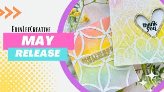 Rainbow Cards Using the May Release from @erinleecreative #cardmaking #papercrafts #inkblending
