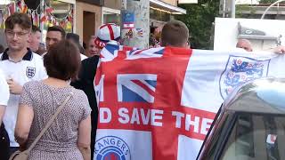 EM 2024, English football fans befor the Match, Netherlands vs. England, Dortmund, 10.07.2024
