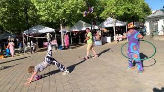 Russian River Hoop & Flow hula hooping on 6-10-2026. (SLO-MO 1)