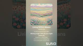Living Within Means