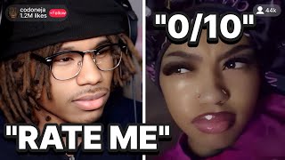 TikTok baddies rate me on live...