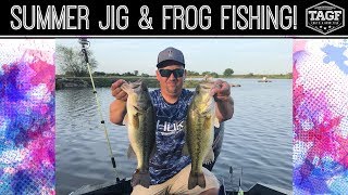 BIG Bass on Jigs & Frogs -- Early Summer
