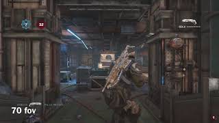 Gears 5 bouncing on 60 fov, 70 fov, 80 fov, 90 fov, 100 fov