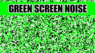 Greenscreen Random Noise Video -  Chroma Key footage 4K